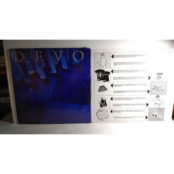Devo New Traditionalists Vinyl LP Record Album Australia Limited Ed Bonus 45 NM - Picture 7 of 8